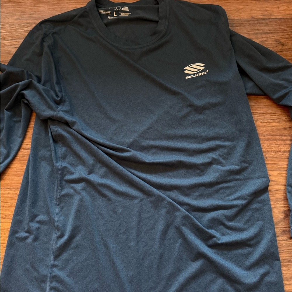 Selkirk Pickleball Men's Long Sleeve Navy Tee